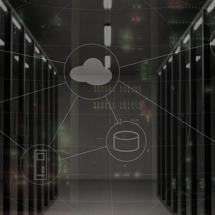 network, server, system, infrastructure, managed services, connection, computer, cloud, gray computer, gray laptop, network, network, server, server, server, server, server